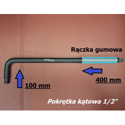 Pokrętło kątowe 1/2", L-500